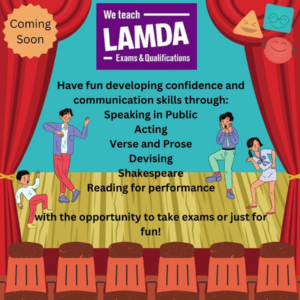 LAMDA – Monday 2pm (age guide 12 - 16)